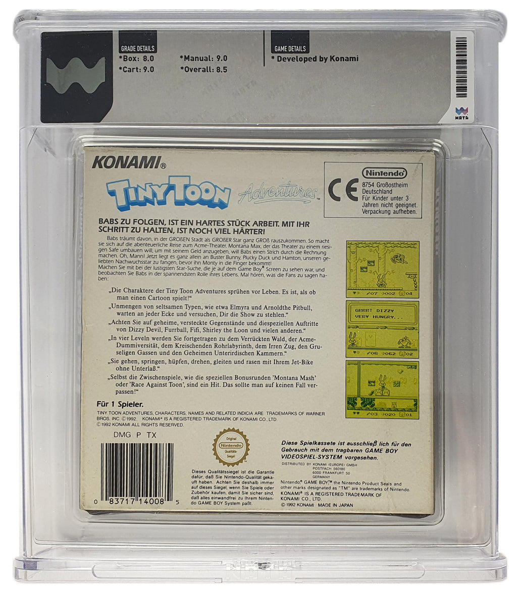 Tiny Toon Adventures: Babs' Big Break WATA Grading CIB 8.5 (DE) · Sammlerstück