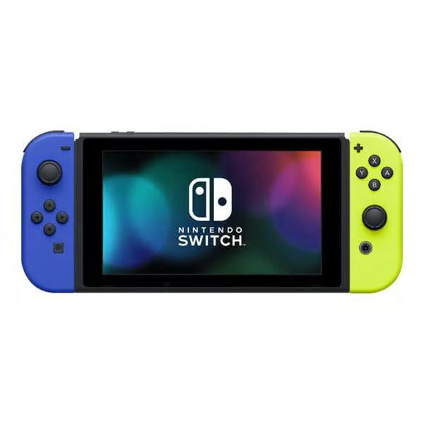 Konsole dunkelblau/Neon-Gelb + Dock + HDMI Kabel + Grip + Netzteil