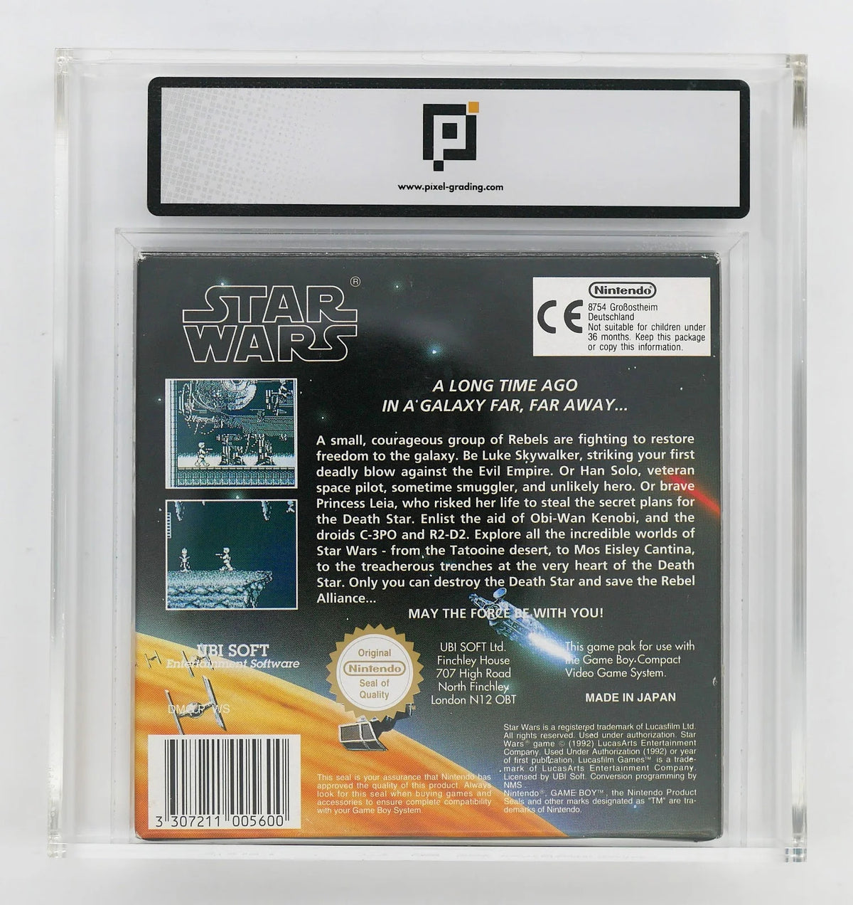 Star Wars Pixel Grading CIB 75+ (GB) · Sammlerstück