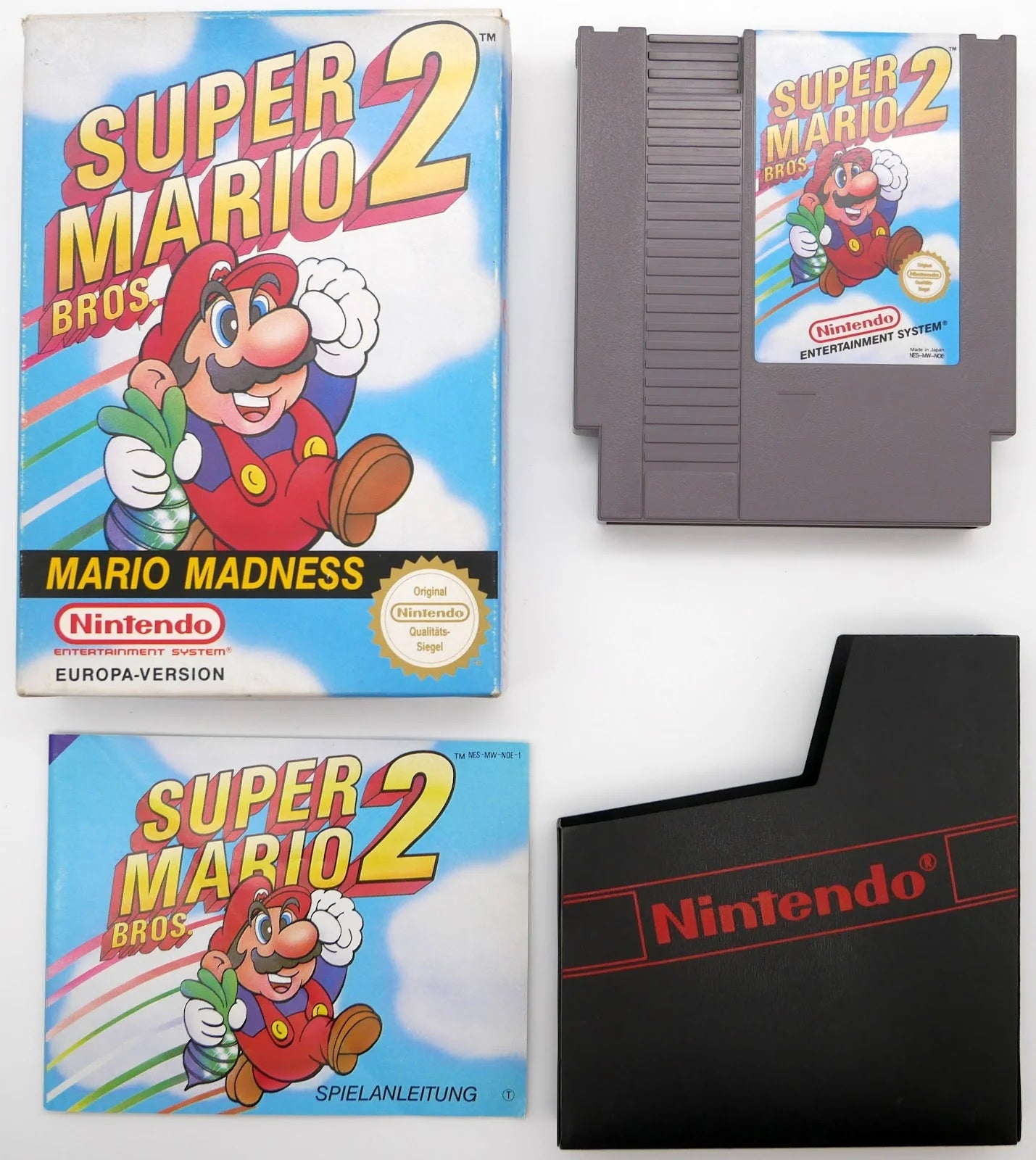 Super Mario Bros. 2 Pixel Grading CIB 80 (DE) · Sammlerstück