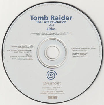 Tomb Raider IV / 4: The Last Revelation [Whitelabel] (DE)