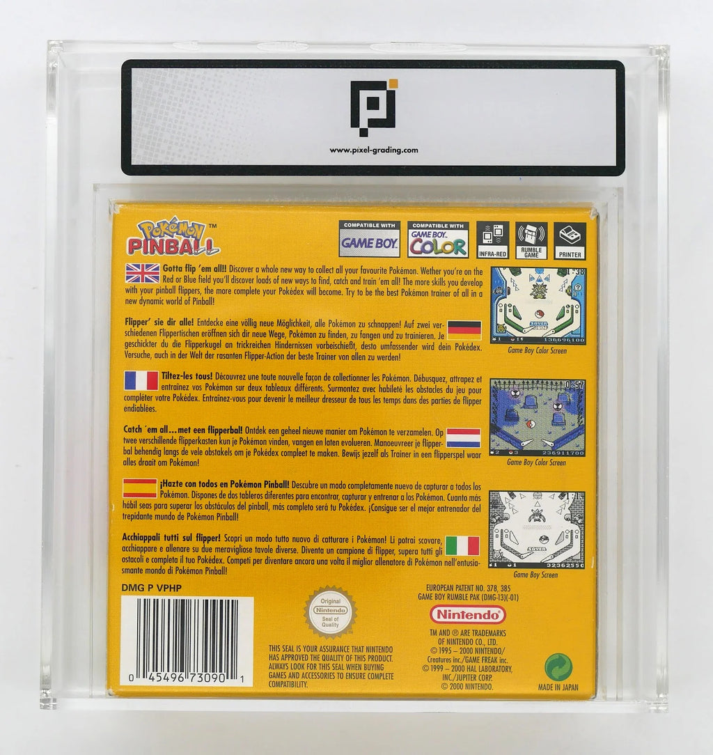 Pokemon Pinball #Pixel Grading CIB 80+ (EU) · Sammlerstück