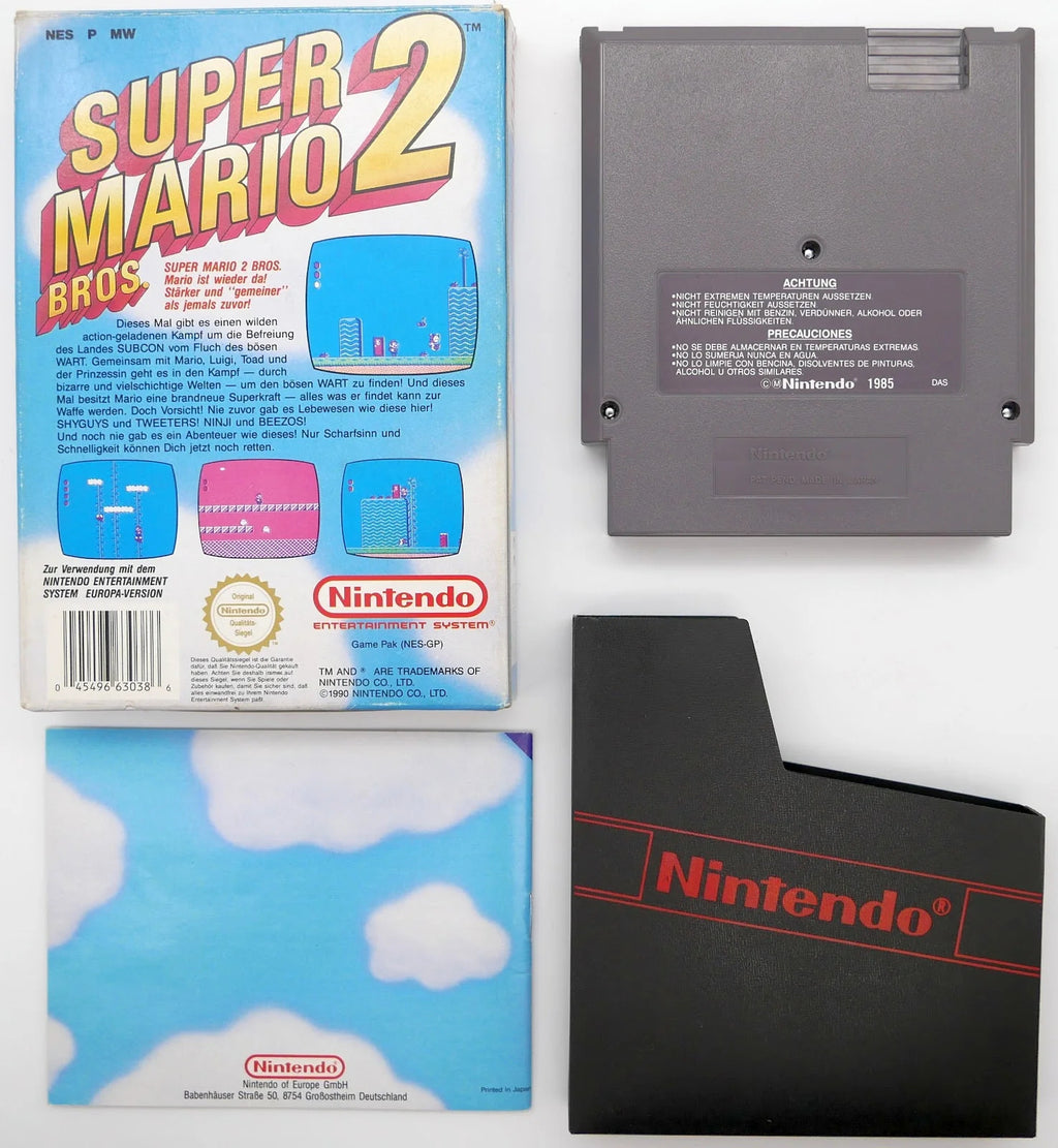 Super Mario Bros. 2 Pixel Grading CIB 80 (DE) · Sammlerstück