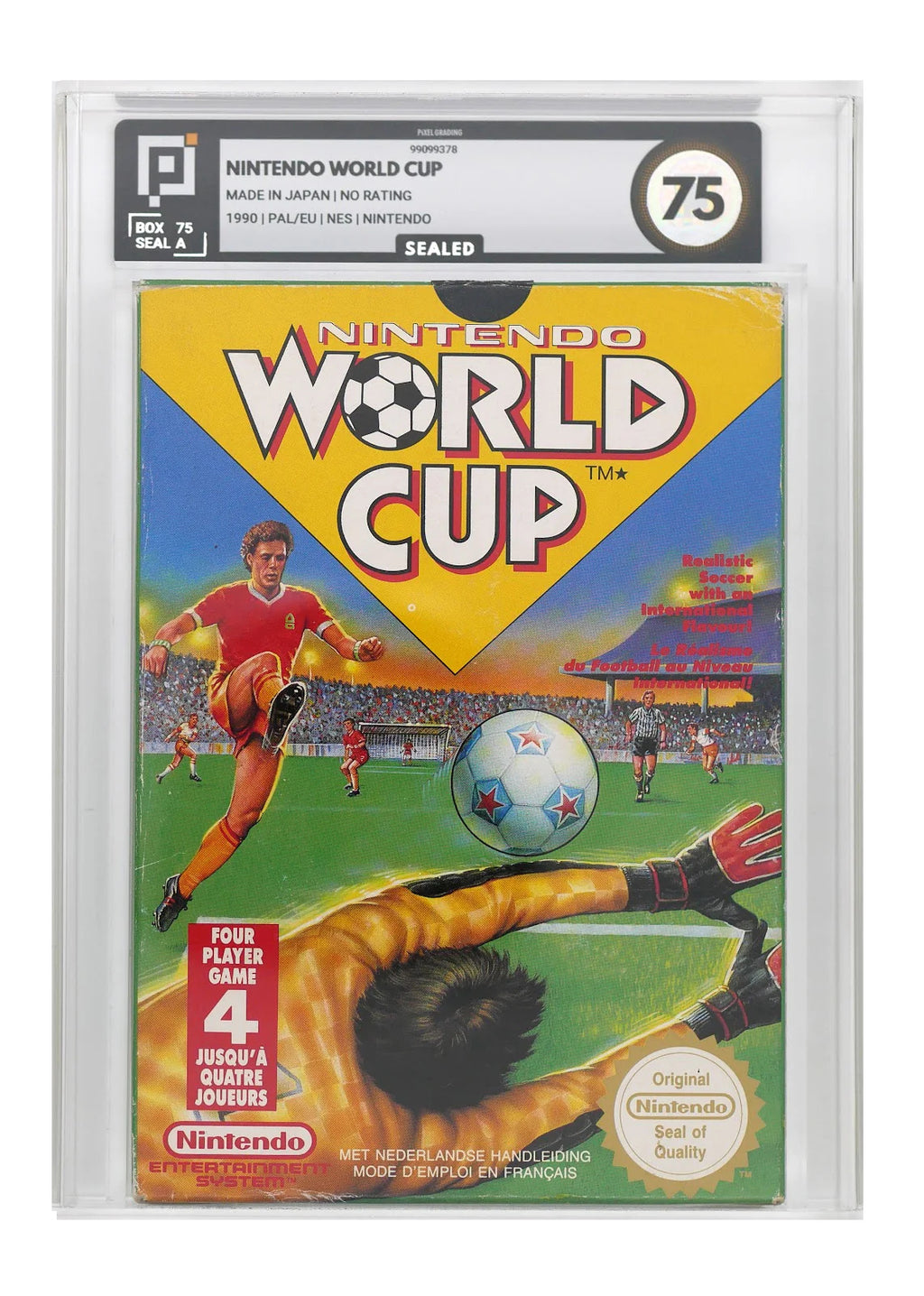 Nintendo World Cup Pixel Grading CIB 75 · Sammlerstück