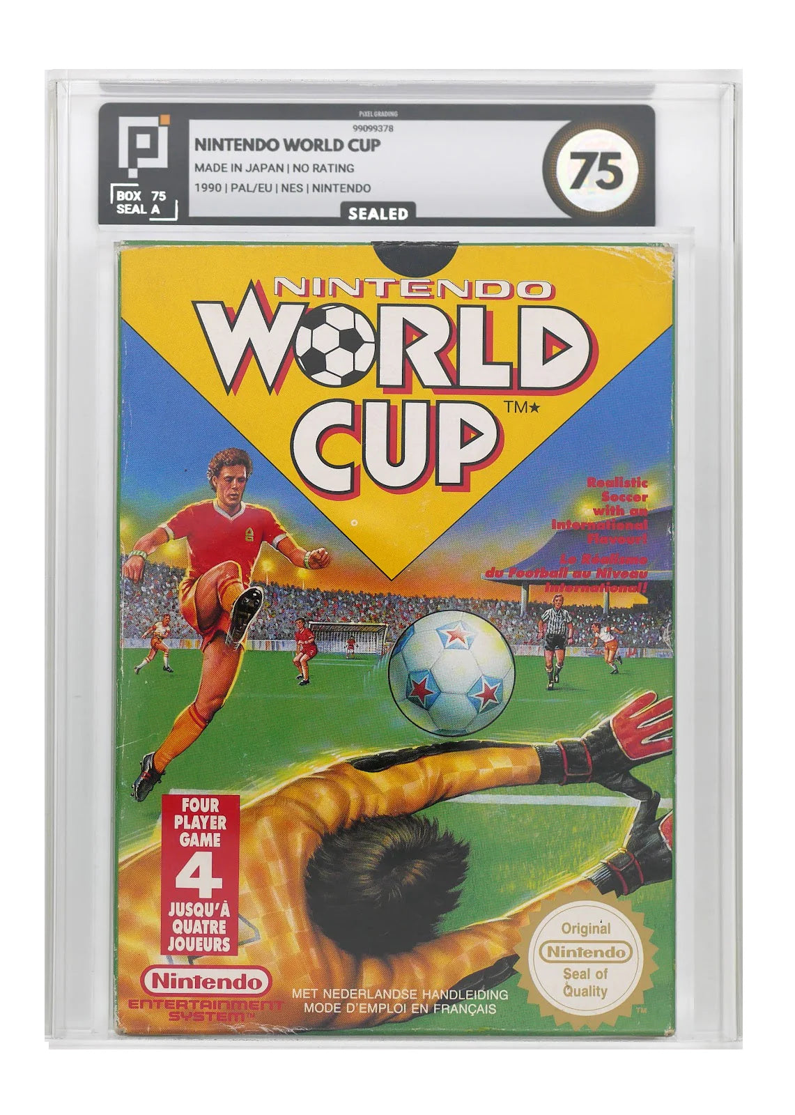 Nintendo World Cup Pixel Grading CIB 75 · Sammlerstück