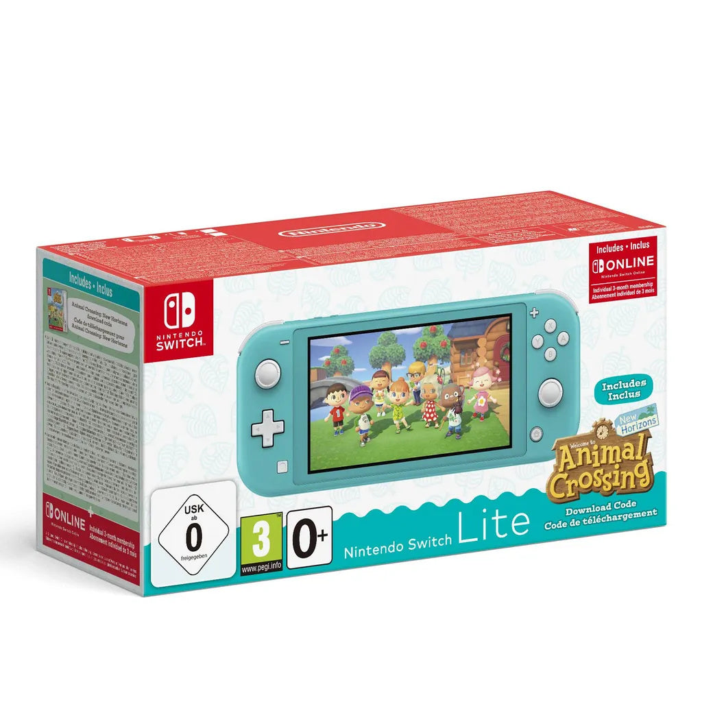 Konsole Lite Türkis + Animal Crossing New Horizons