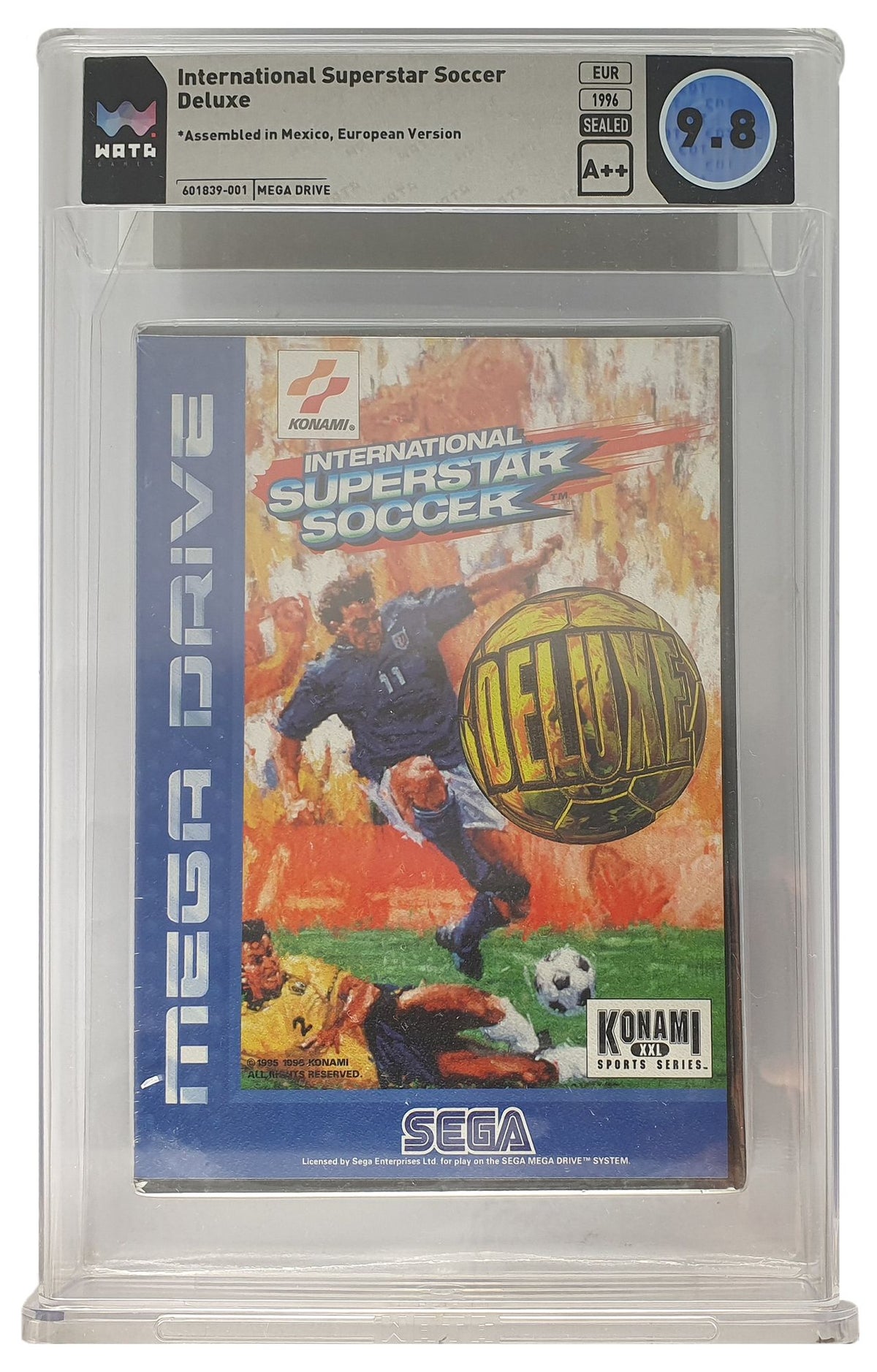 International Superstar Soccer Deluxe WATA Grading SEALED 9.8 · Sammlerstück