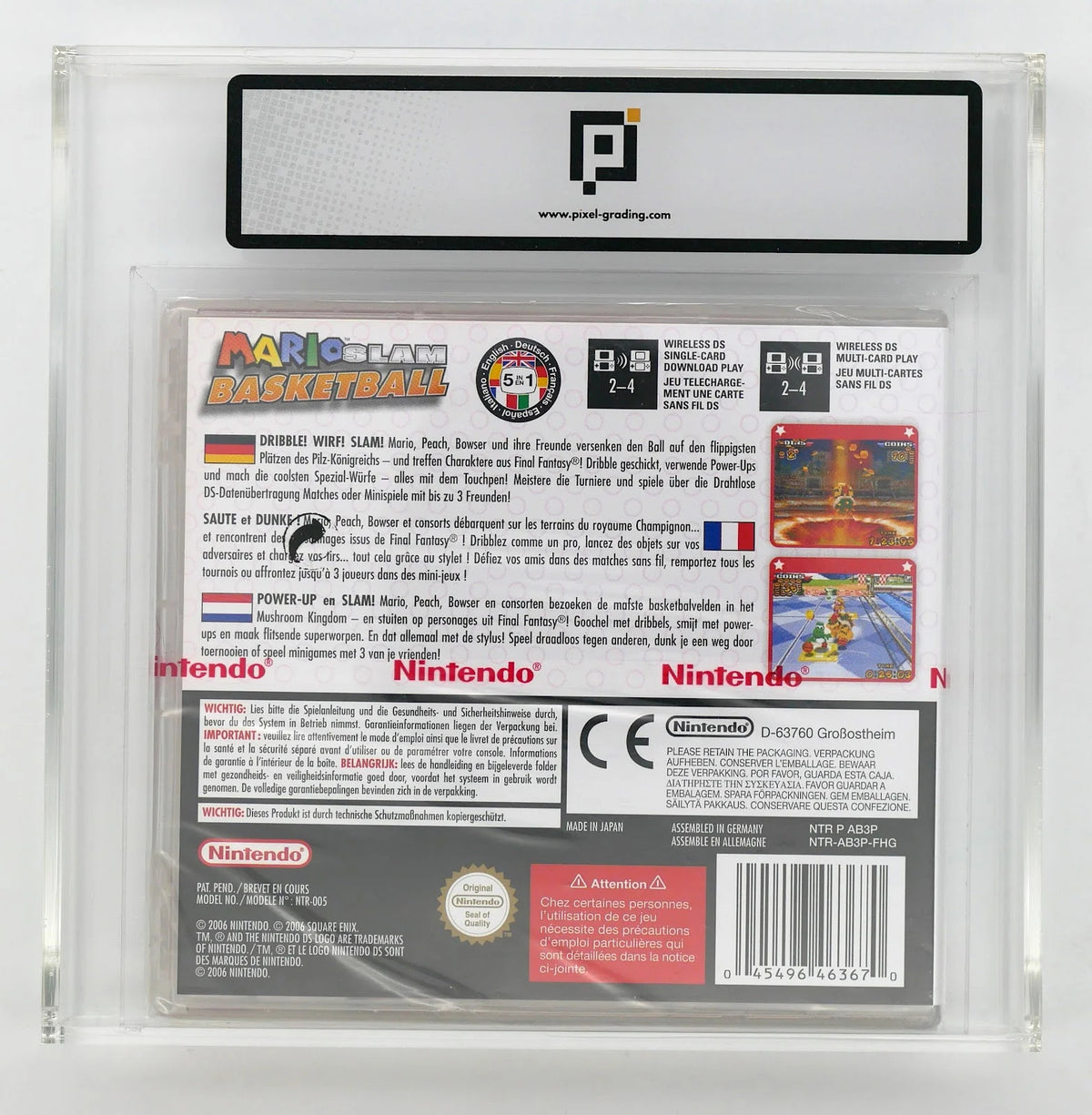 Mario Slam Basketball Pixel Grading SEALED 80 (EU) · Sammlerstück