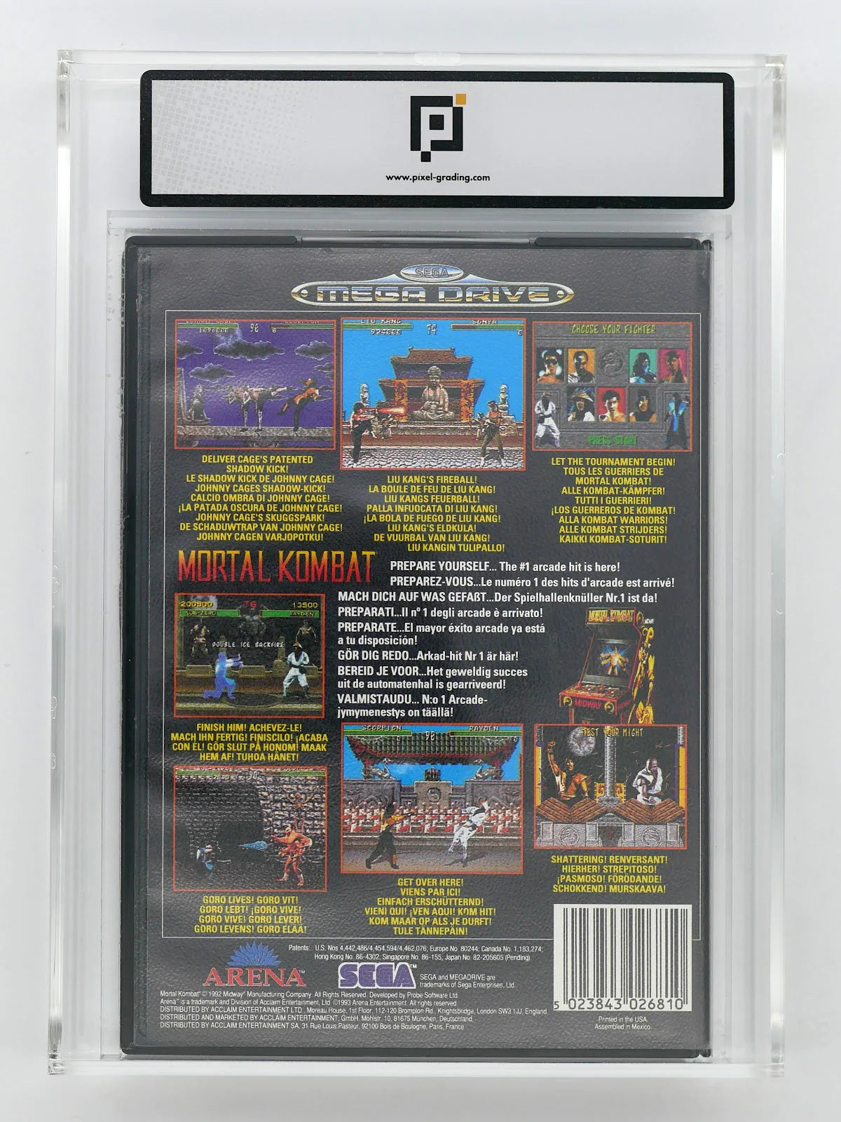 Mortal Kombat Pixel Grading CIB 75+ 56605037 · Sammlerstück