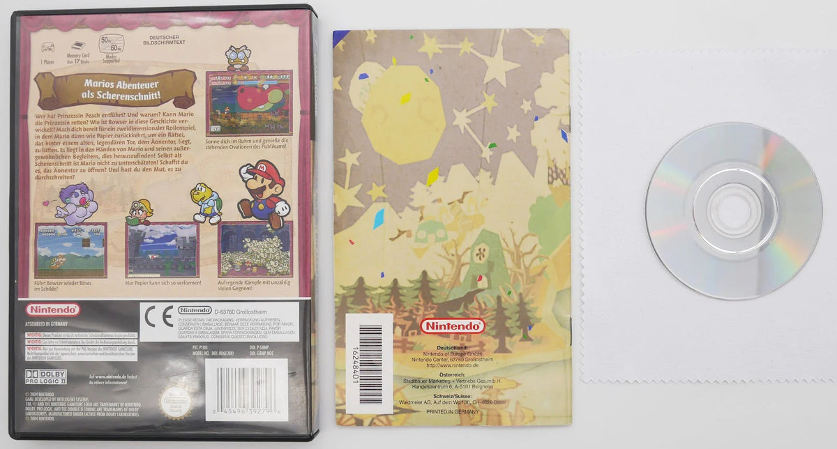 Paper Mario: Legende vom Äonentor / Thousand Year Door Pixel Grading CIB 70 (DE) · Sammlerstück