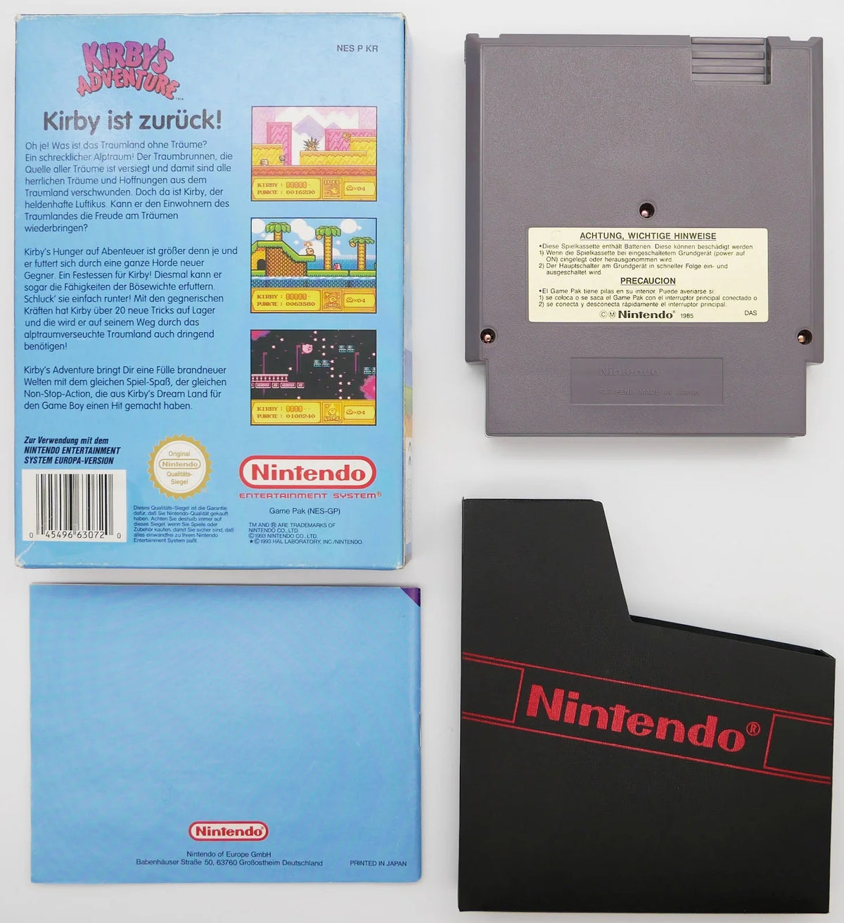 Kirby's Adventure Pixel Grading CIB 75+ (DE) · Sammlerstück