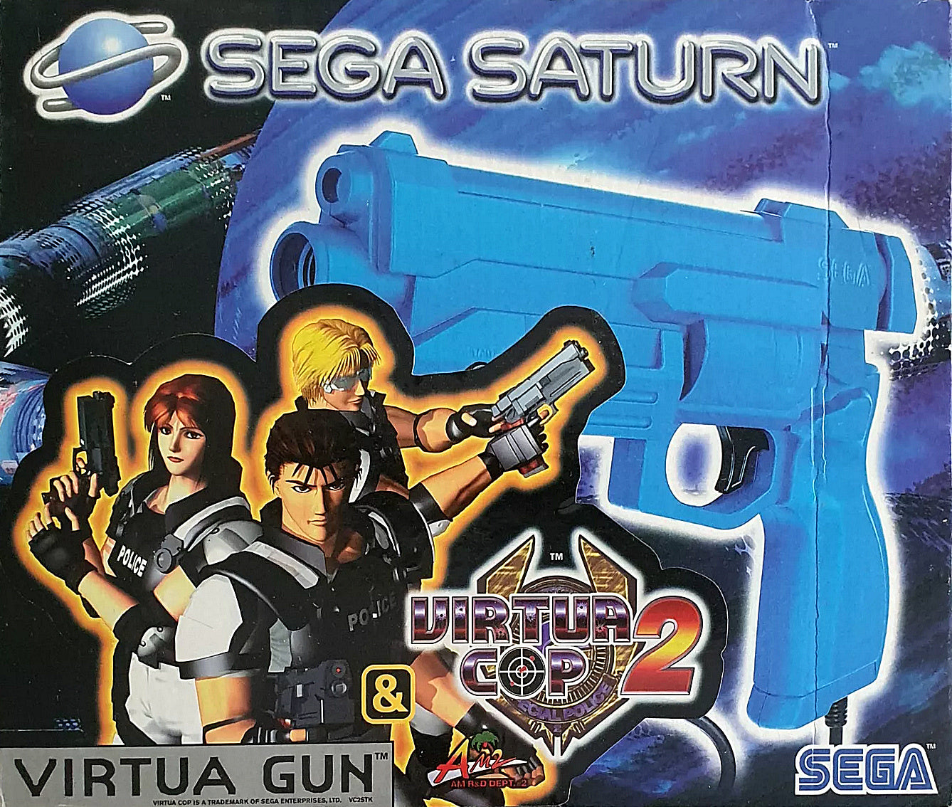 Virtua Cop 2 + Virtua Gun (EU) — Big Box