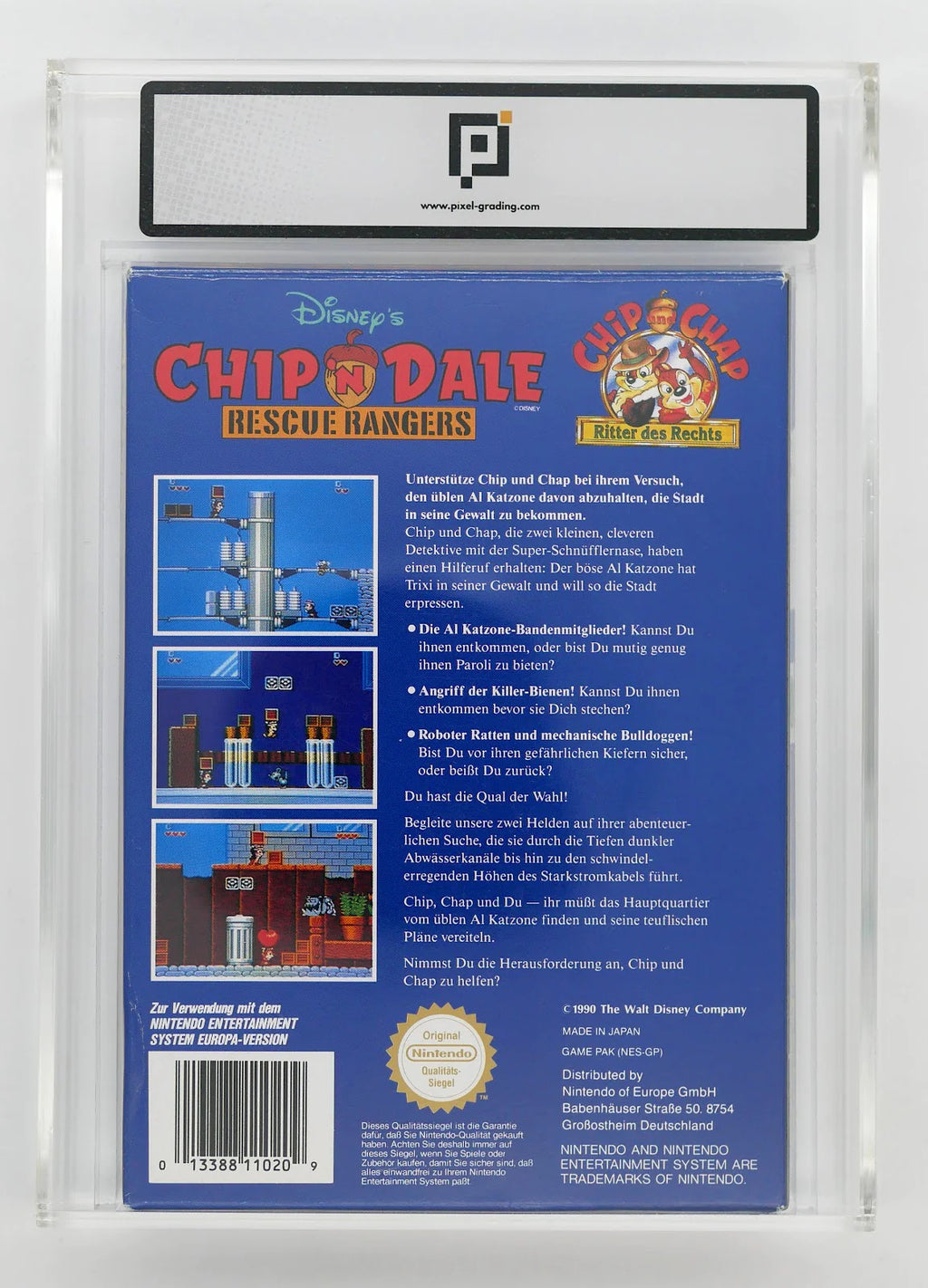 Chip'n Dale: Rescue Rangers 1 Pixel Grading CIB 80 (DE) · Sammlerstück