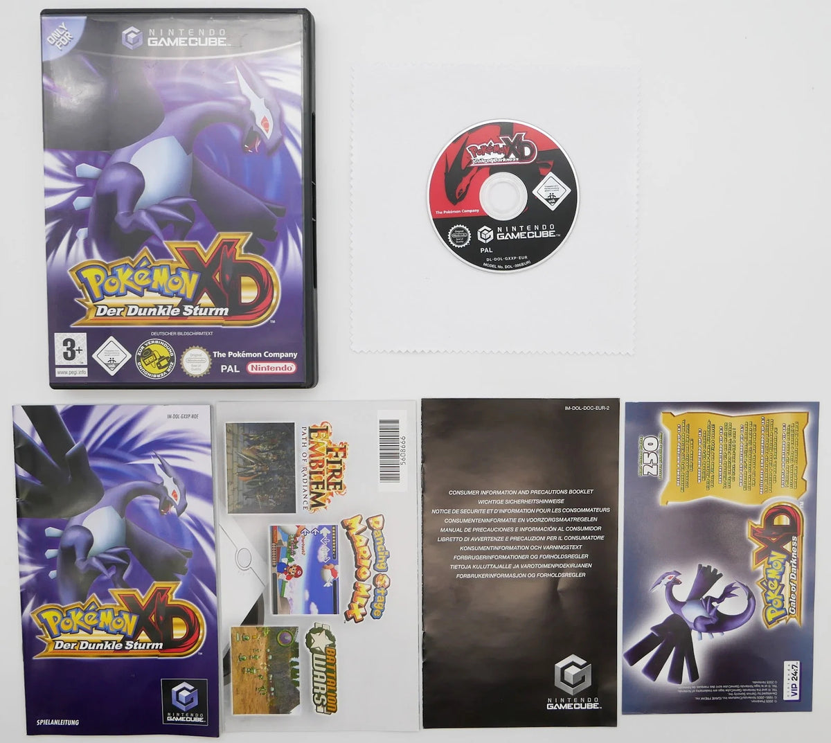 Pokemon XD: Der dunkle Sturm / Gale Of Darkness Pixel Grading CIB 85 (DE) · Sammlerstück