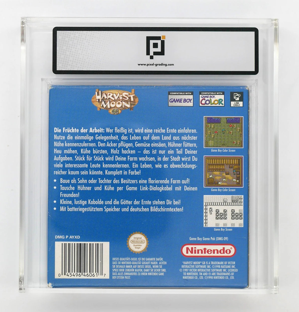 Harvest Moon 1 #Pixel Grading CIB 80+ · Sammlerstück
