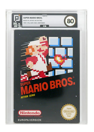 Super Mario Bros. 1 Pixel Grading CIB 80 (DE) · Sammlerstück