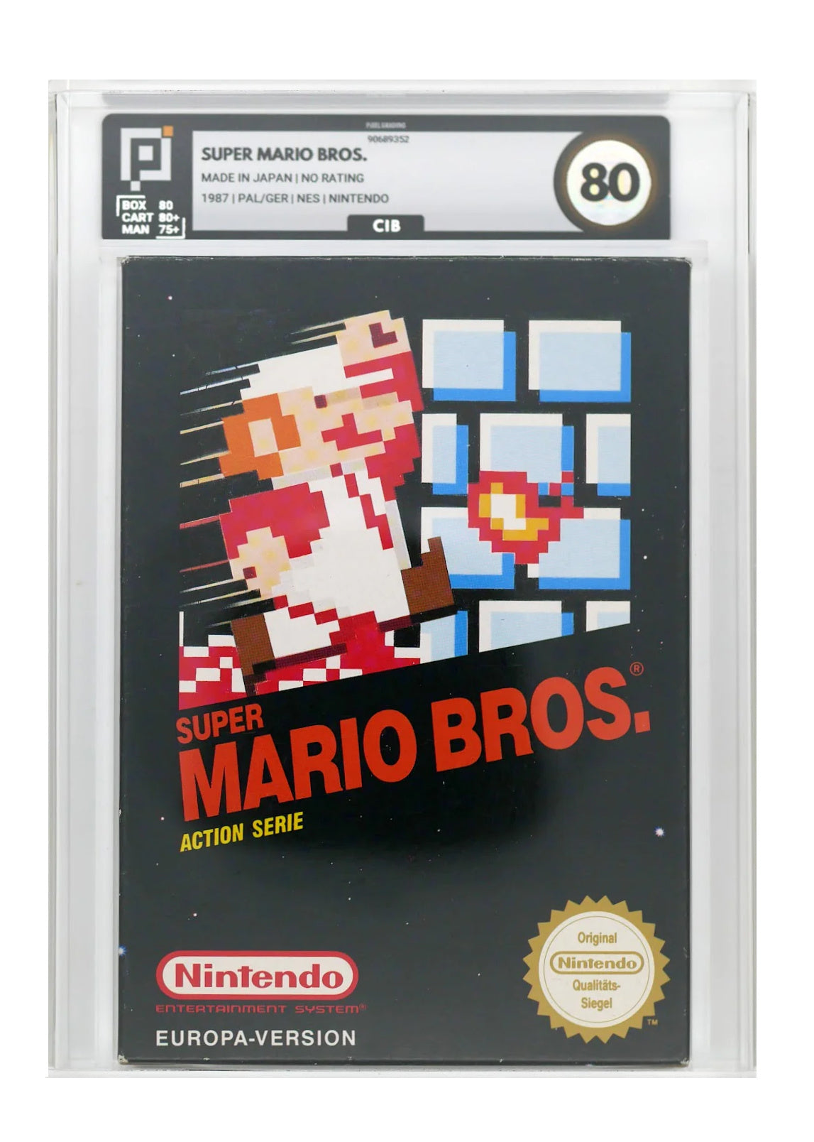 Super Mario Bros. 1 Pixel Grading CIB 80 (DE) · Sammlerstück