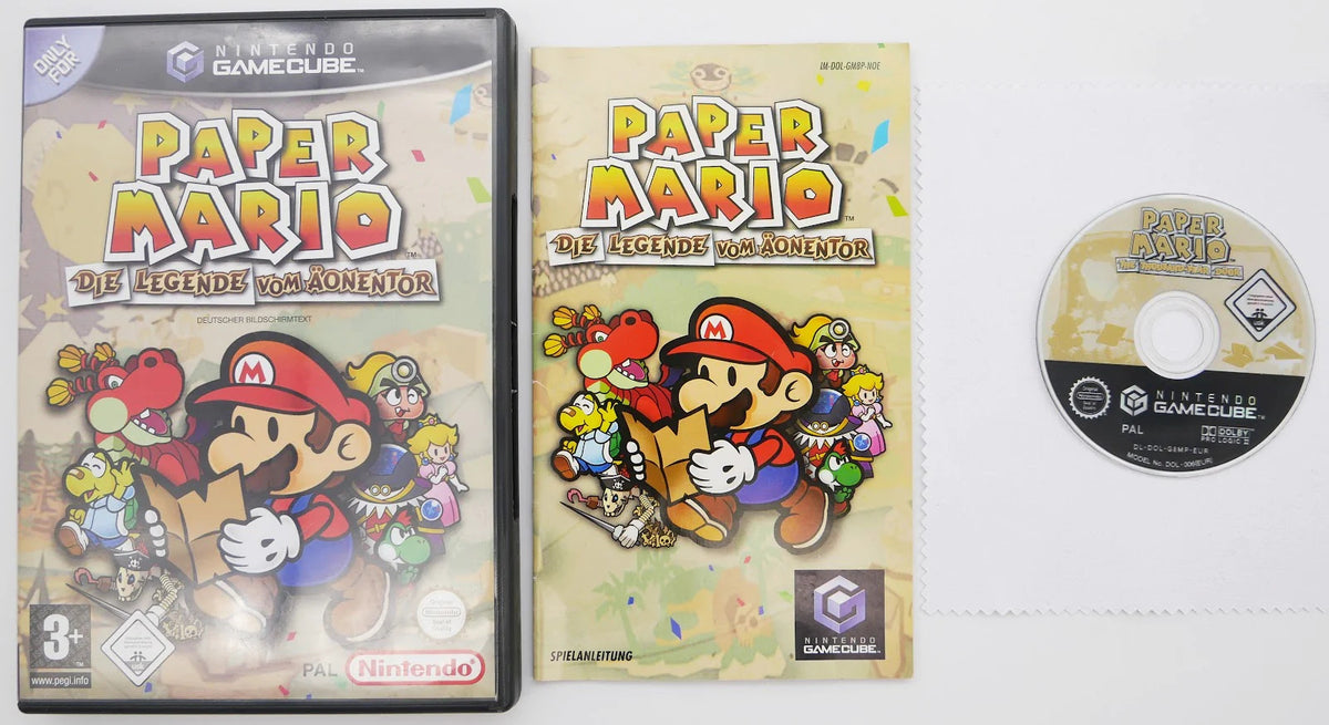 Paper Mario: Legende vom Äonentor / Thousand Year Door Pixel Grading CIB 70 (DE) · Sammlerstück