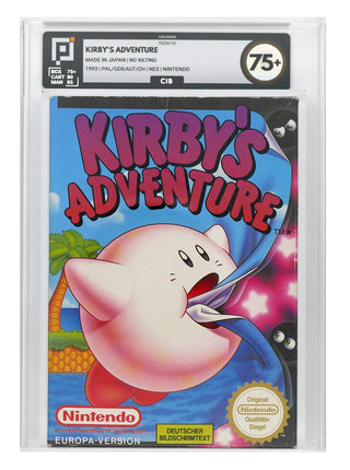 Kirby's Adventure Pixel Grading CIB 75+ (DE) · Sammlerstück