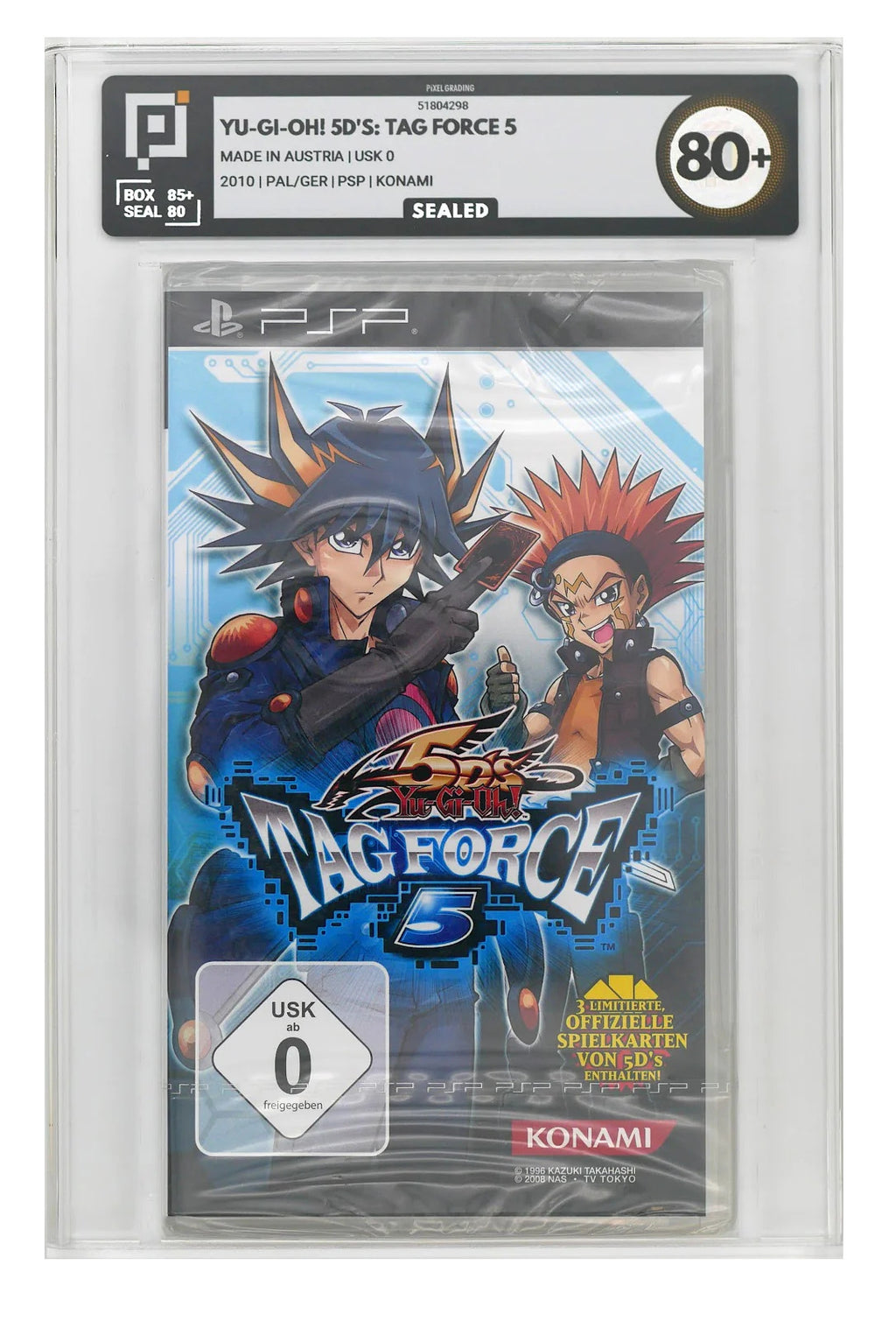 Yu-Gi-Oh! 5D's Tag Force 5 Pixel Grading SEALED 80+ (DE) · Sammlerstück