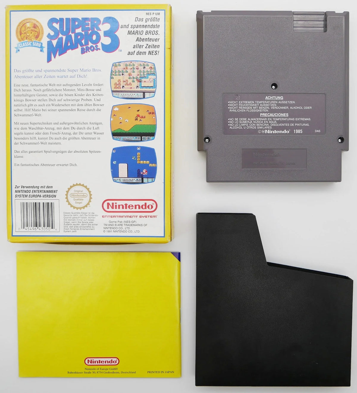 Super Mario Bros. 3 [Classic Serie] Pixel Grading CIB 80+ (DE) · Sammlerstück