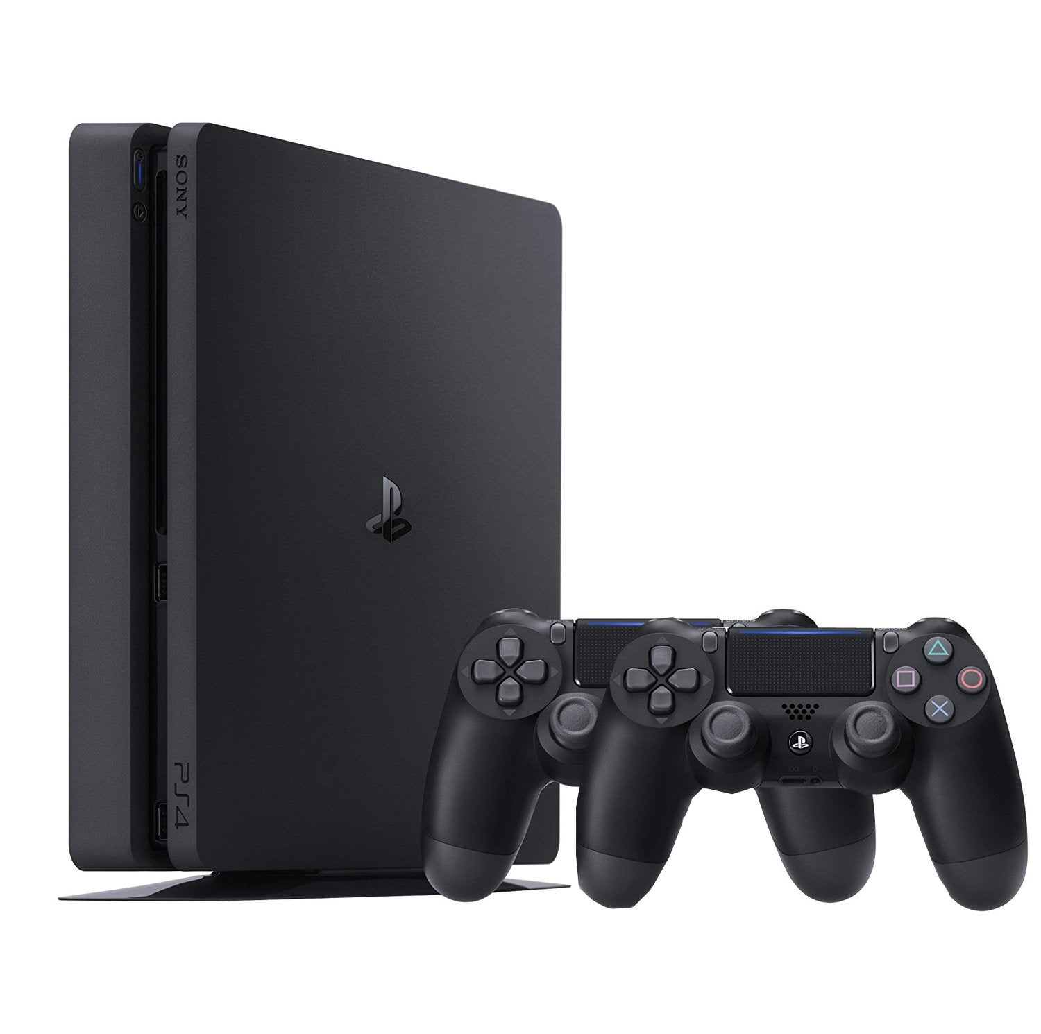Konsole Slim 1TB schwarz + 2 Original Controller