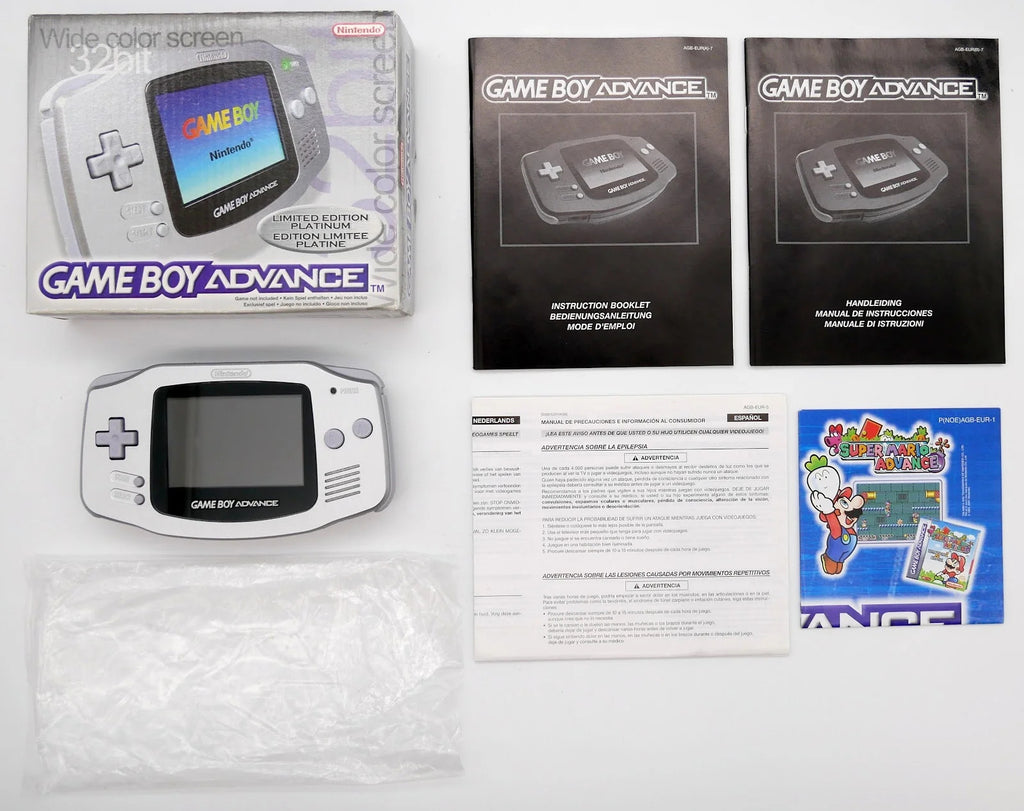 Konsole silber Platinum Pixel Grading CIB 85+ · Sammlerstück