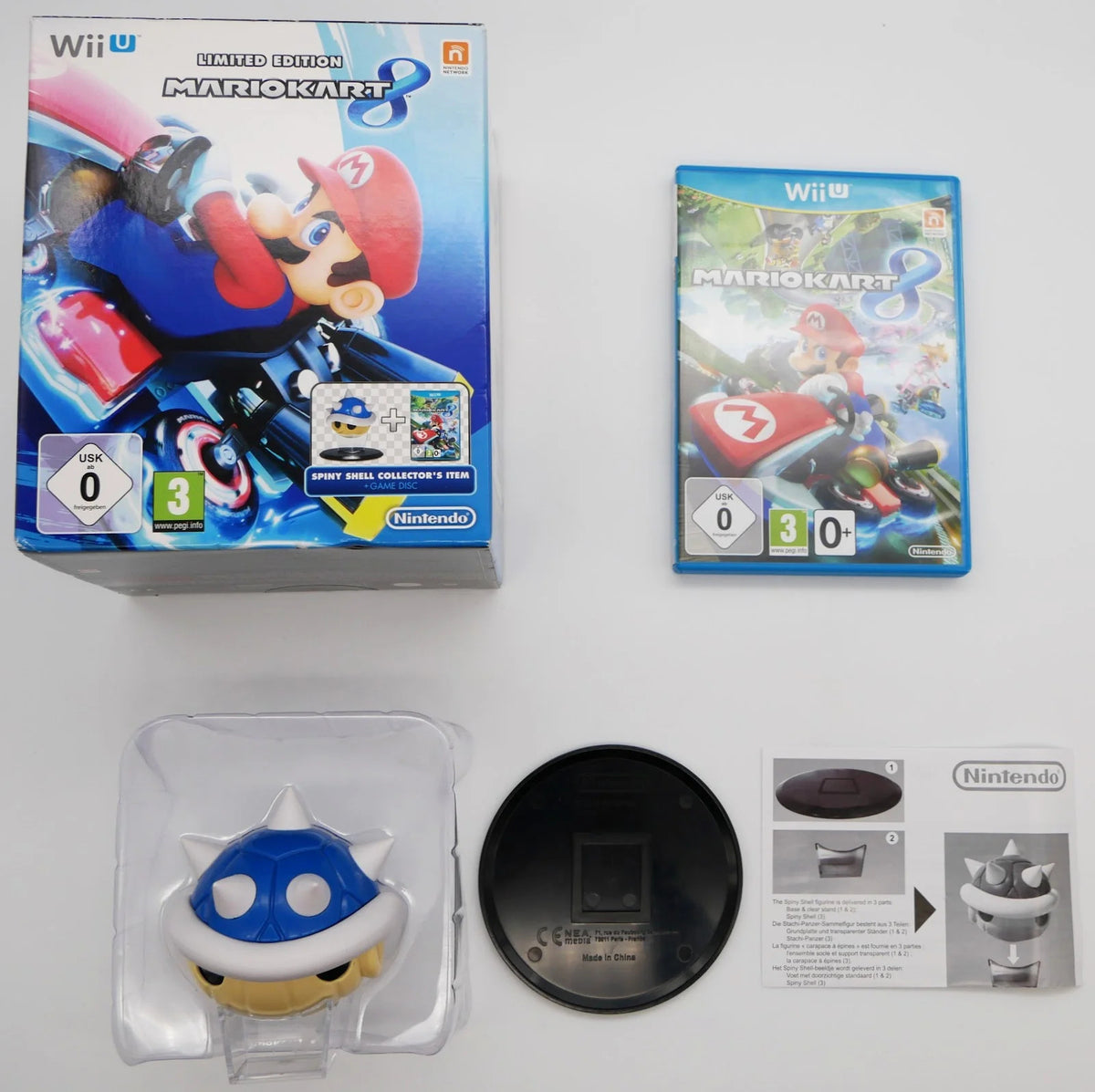 Mario Kart 8 + Spiny Shell Pixel Grading CIB 85+ (DE) — Limited Edition