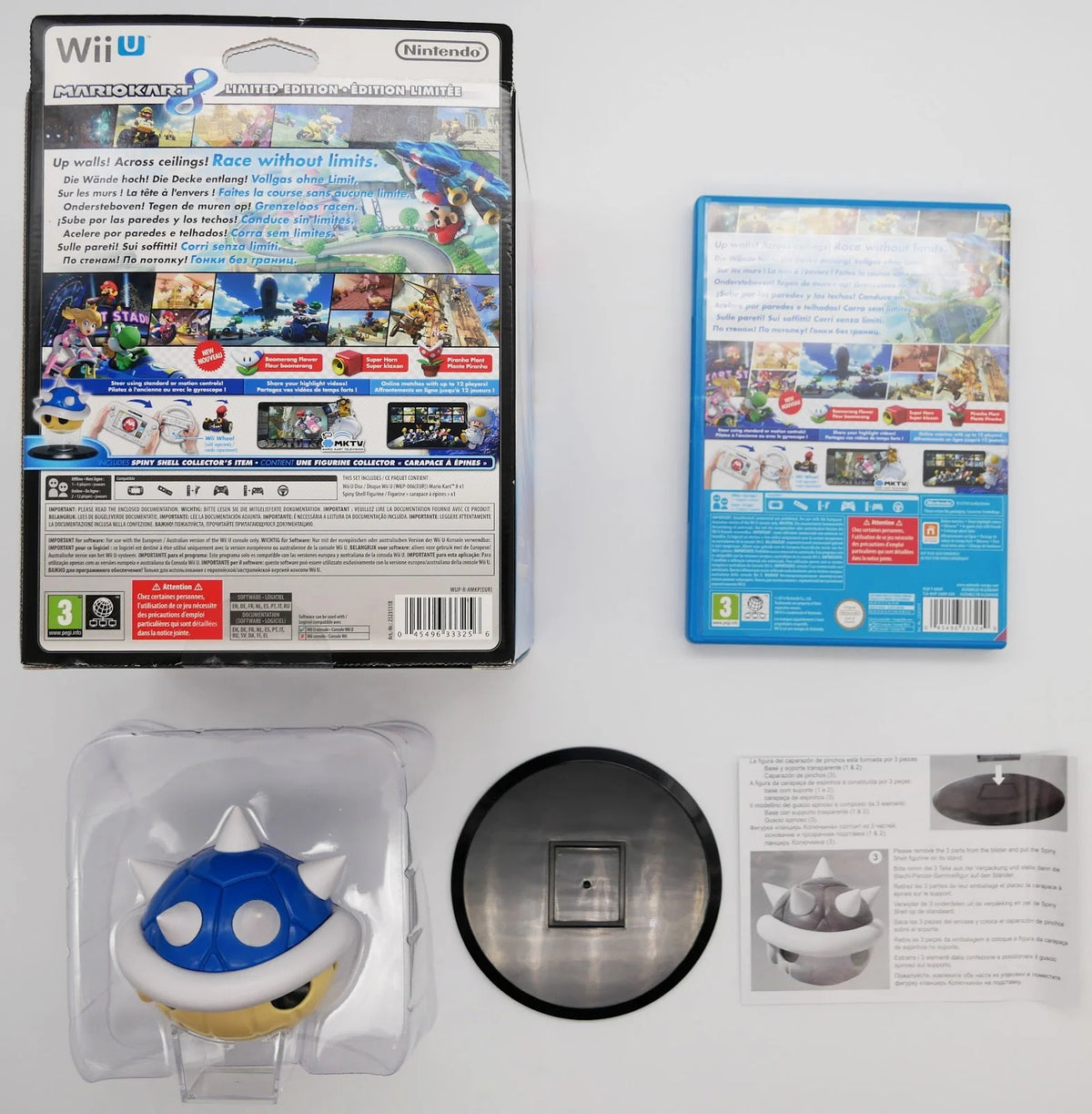 Mario Kart 8 + Spiny Shell Pixel Grading CIB 85+ (DE) — Limited Edition