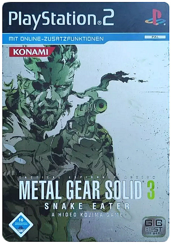 Metal Gear Solid 3: Snake Eater Special Tin Box Edition (DE) — Steelbook