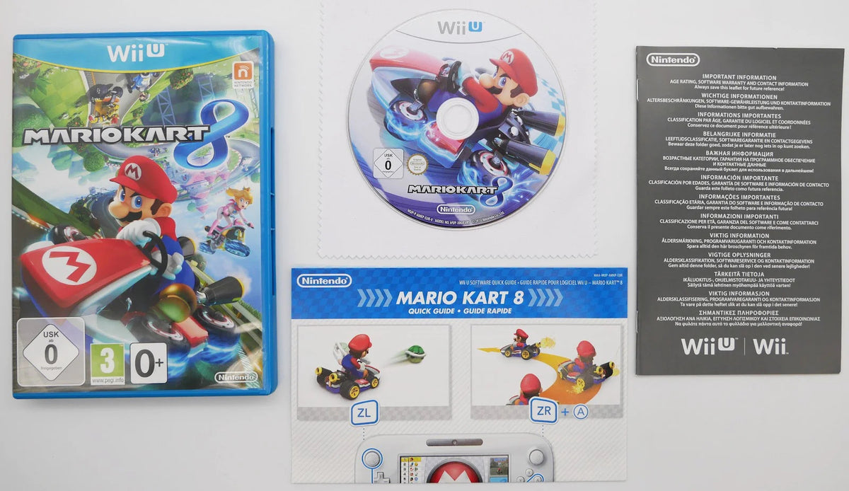 Mario Kart 8 + Spiny Shell Pixel Grading CIB 85+ (DE) — Limited Edition
