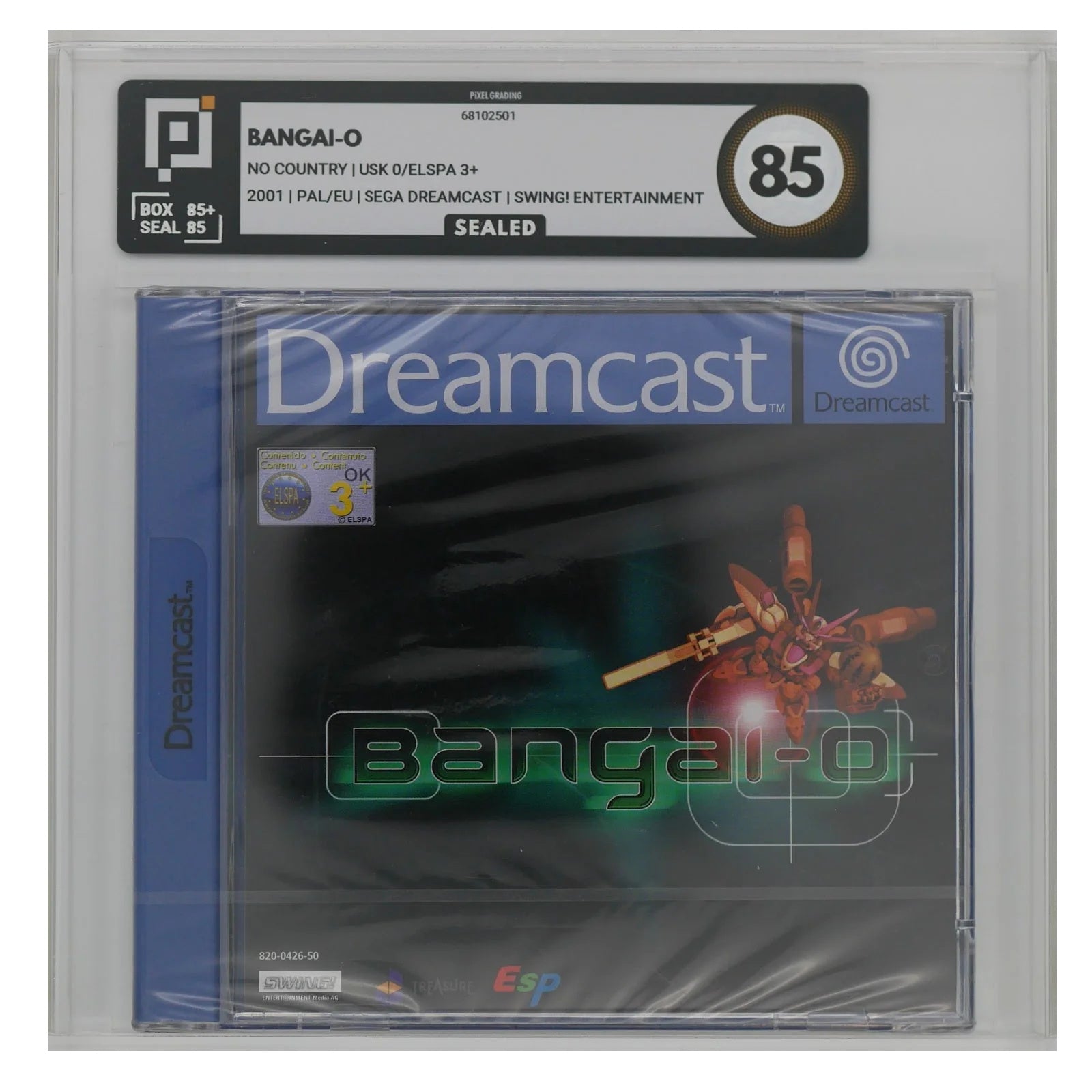 Bangai-O Pixel Grading SEALED 85 68102501 (EU) · Sammlerstück
