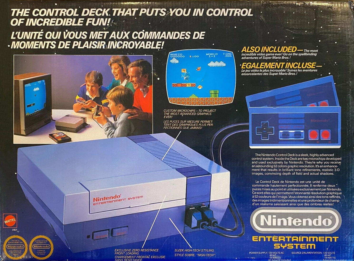 Konsole 50Hz Control Deck + Super Mario Bros. + 2 Controller