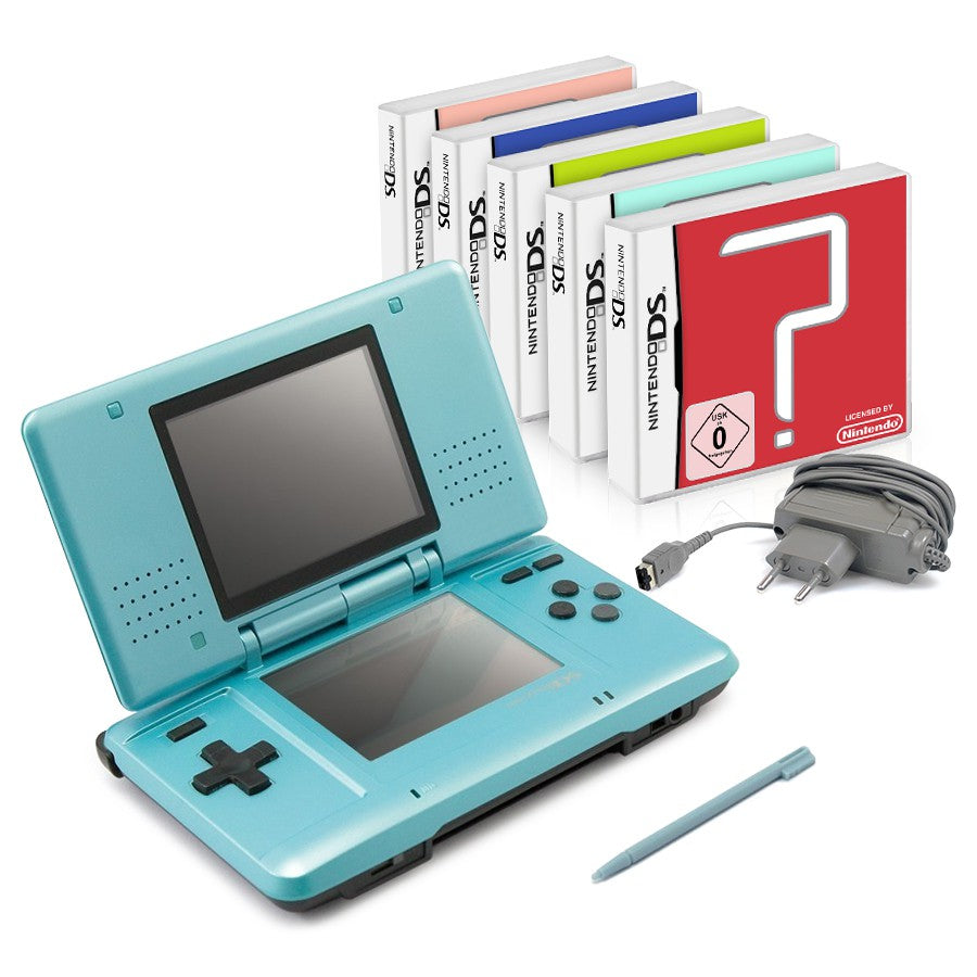 Nintendo DS Handheld Konsole + 5 Spiele