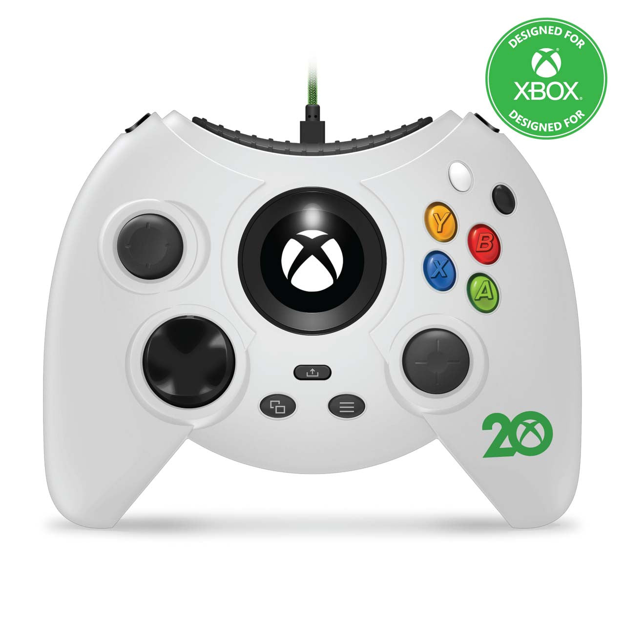 Offiziell lizensierter Wired Controller Duke 20th Anniversary weiß (EU) — Limited Edition
