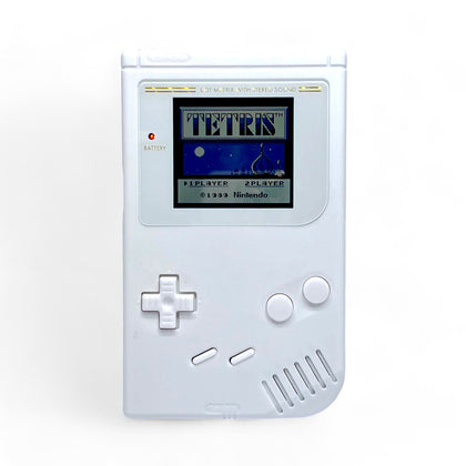 Konsole Classic DMG-01 Pure White IPS V5 LCD Display Mod [Retrosix]