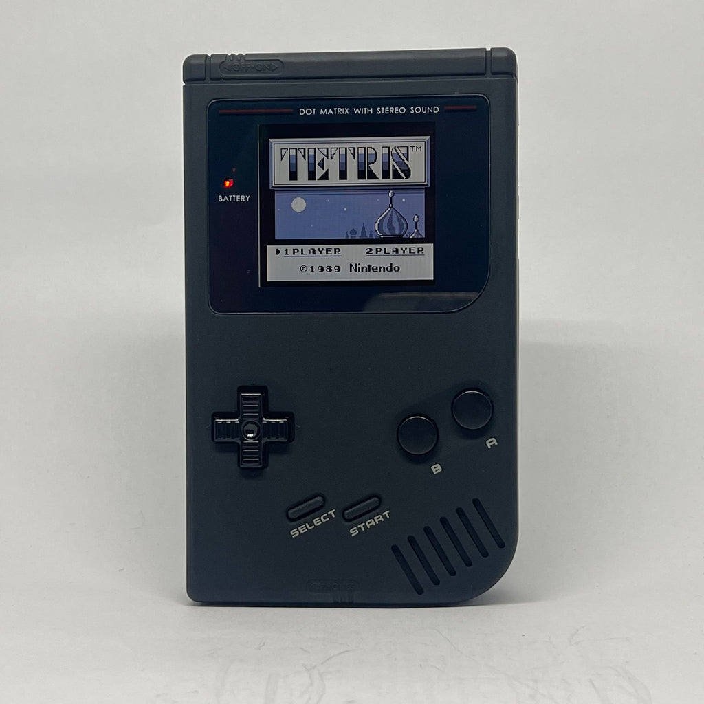 Konsole Classic DMG-01 Clear Black IPS V5 LCD Display Mod [Retrosix]