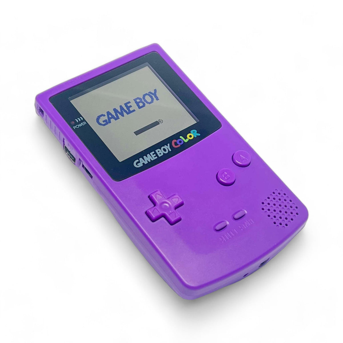 Konsole #Solid Purple Q5 IPS Mod mit größerem Display [Retrosix]