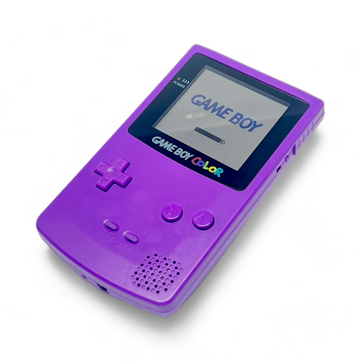 Konsole #Solid Purple Q5 IPS Mod mit größerem Display [Retrosix]