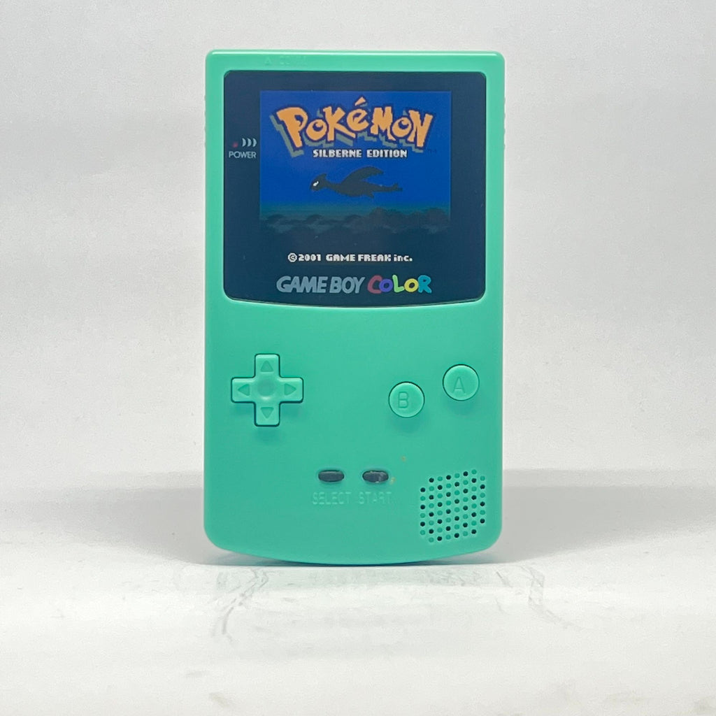 Konsole #Pastel Green Q5 IPS Mod mit größerem Display [Retrosix]