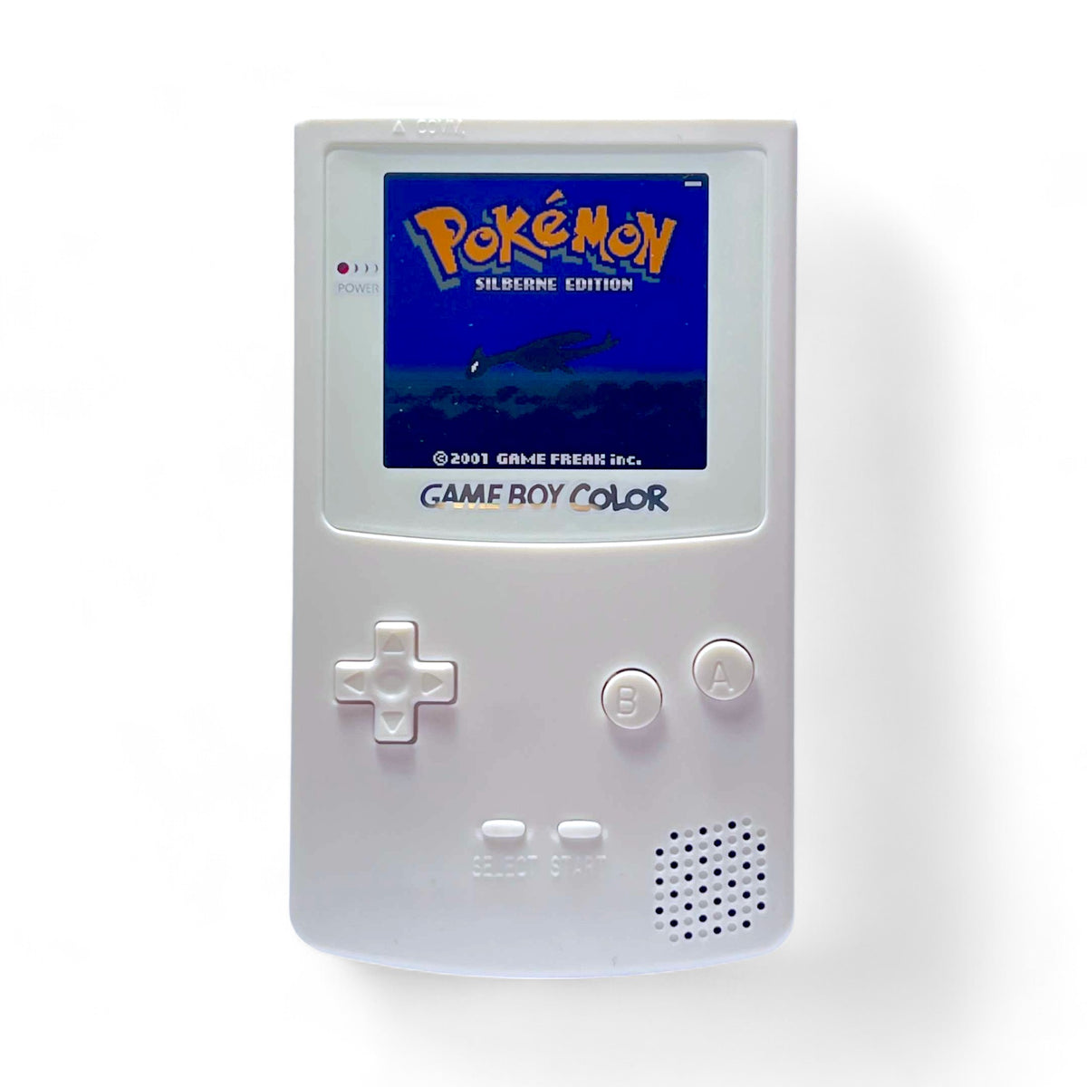 Konsole #Pure White Q5 IPS Mod mit größerem Display [Retrosix]