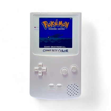 Konsole #Pure White Q5 IPS Mod mit größerem Display [Retrosix]