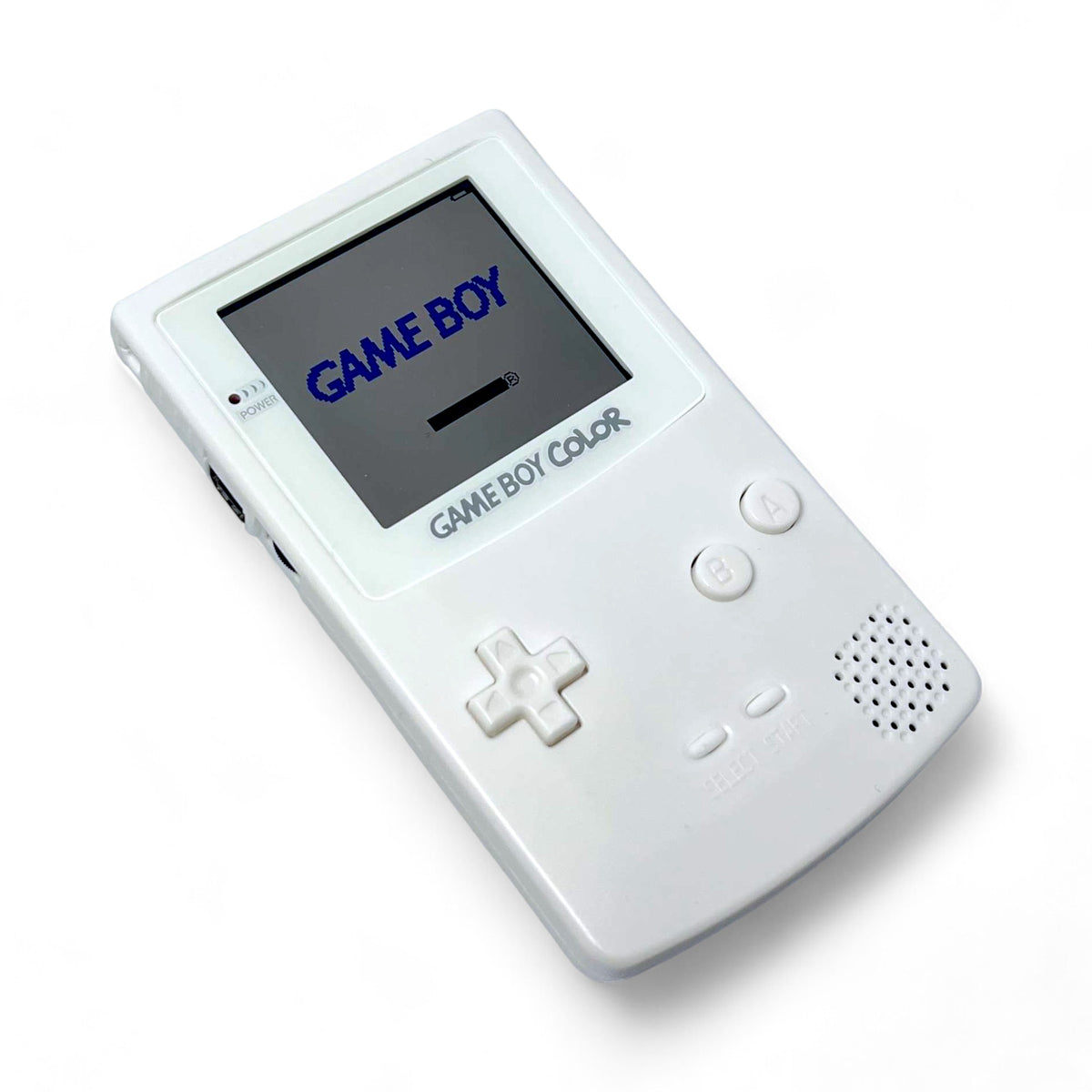Konsole #Pure White Q5 IPS Mod mit größerem Display [Retrosix]