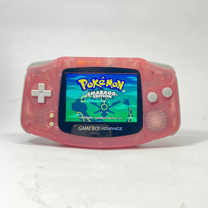 Konsole GBA rosa-transp. IPS V2 LCD Display Mod