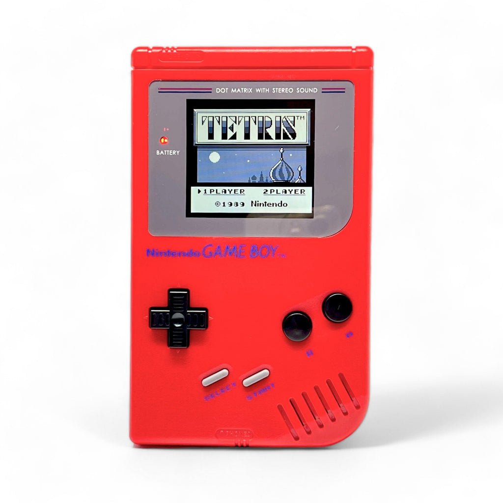 Konsole Classic DMG-01 rot Red Zora IPS V5 LCD Display Mod
