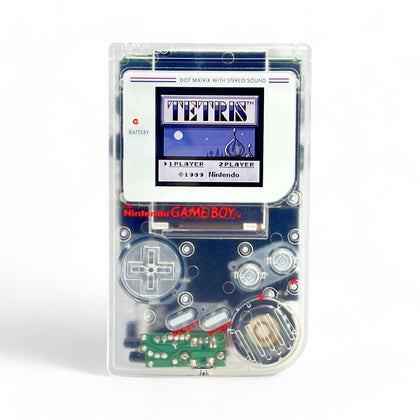 Konsole Classic DMG-01 transp. Hip Boy IPS V5 LCD Display Mod