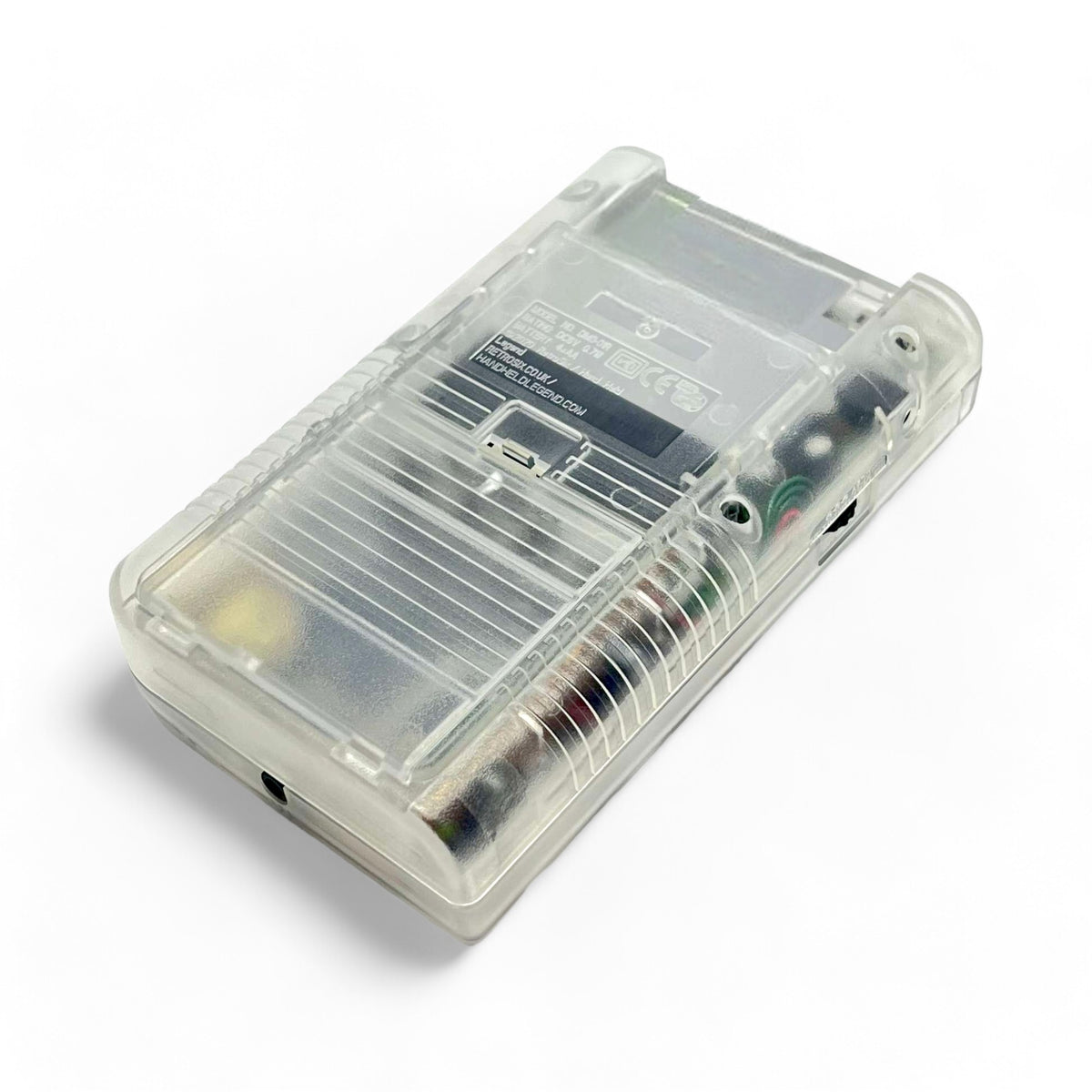 Konsole Classic DMG-01 transp. Hip Boy IPS V5 LCD Display Mod