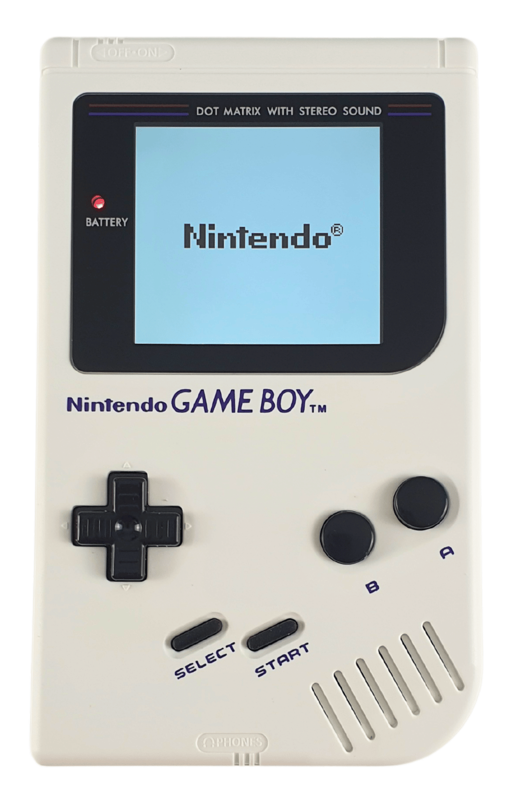 Konsole Classic DMG-01 Milk White IPS Q5 LCD Display Mod
