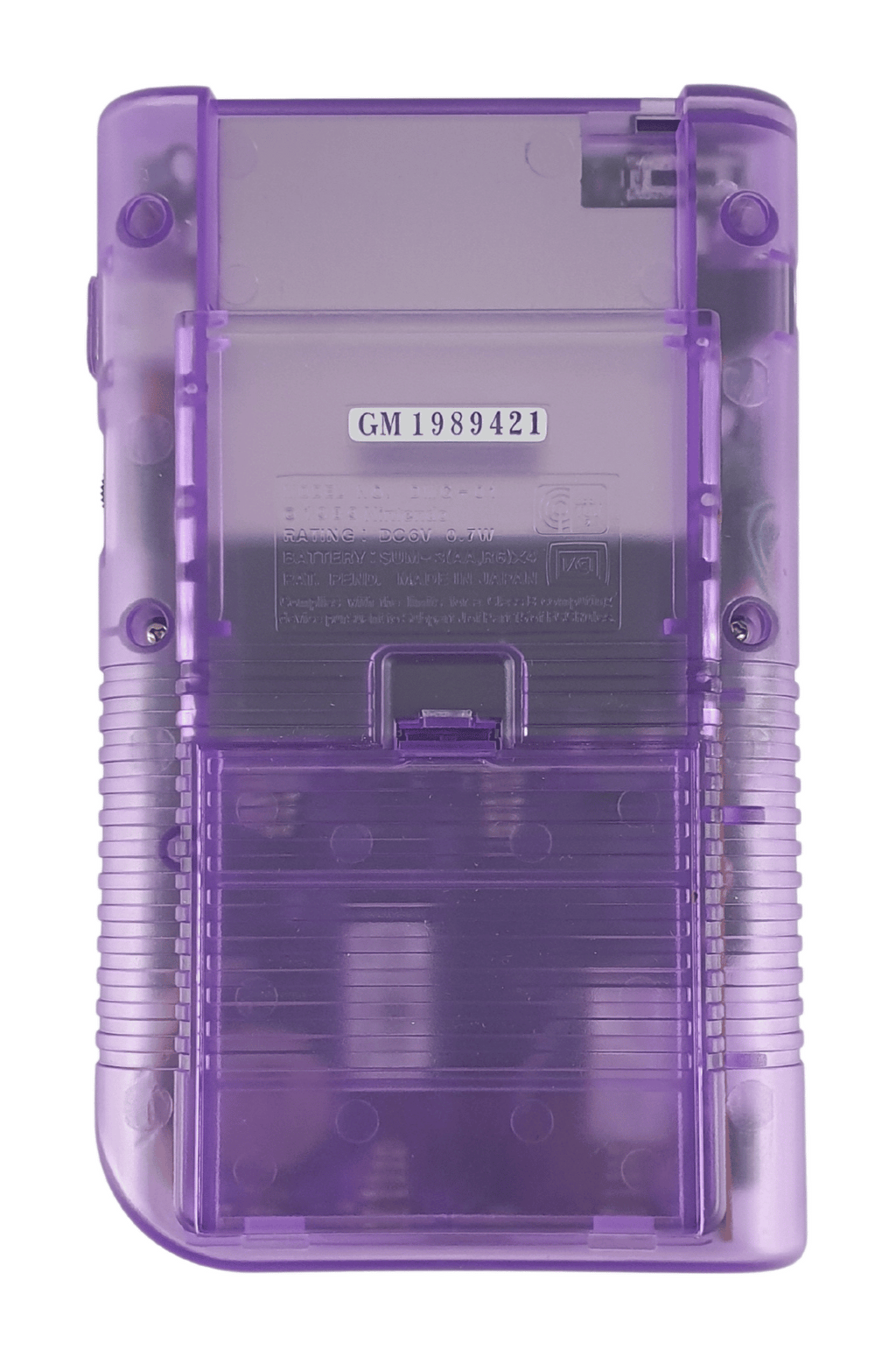 Konsole Classic DMG-01 Clear Purple IPS Q5 LCD Display Mod