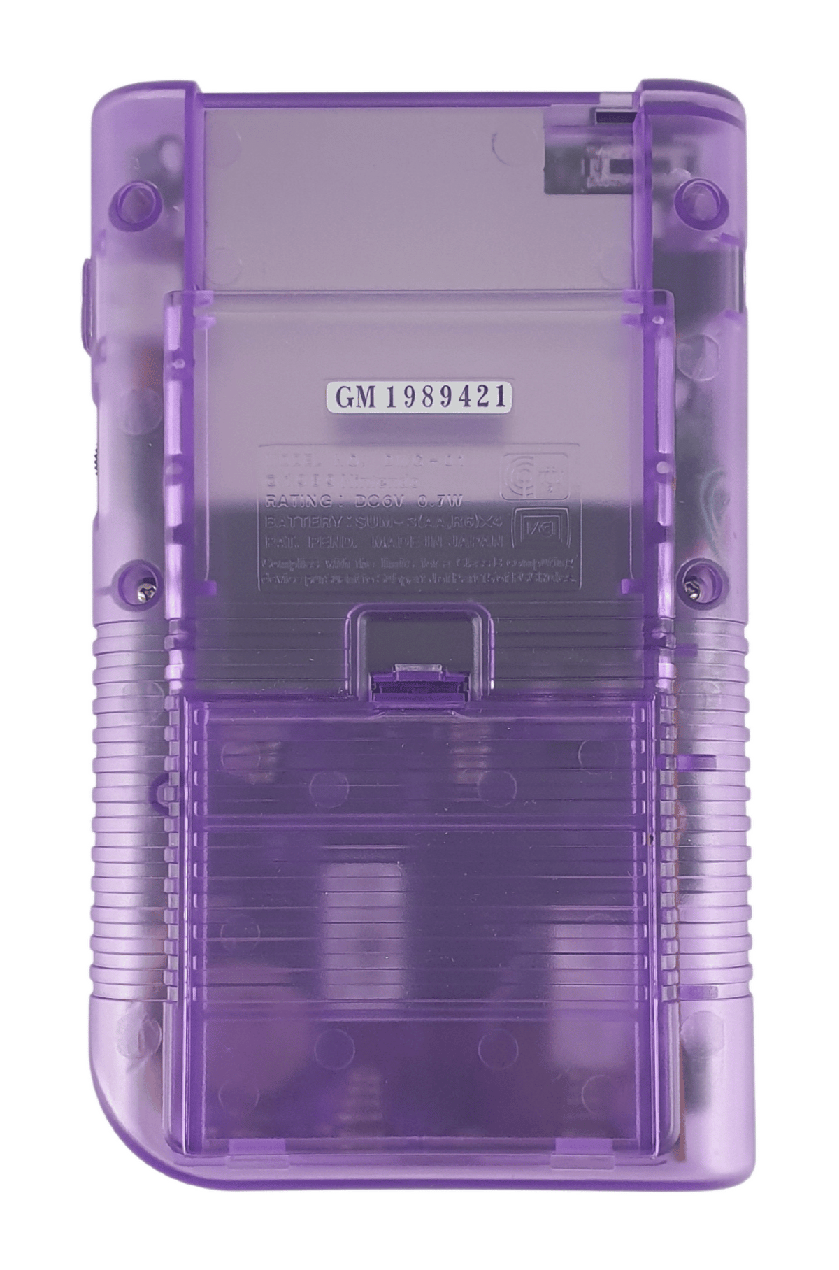 Konsole Classic DMG-01 Clear Purple IPS Q5 LCD Display Mod